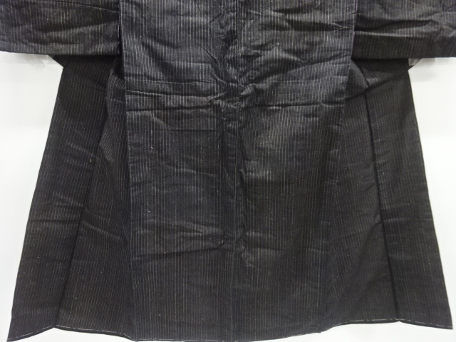  アンティーク　縞木綿着物